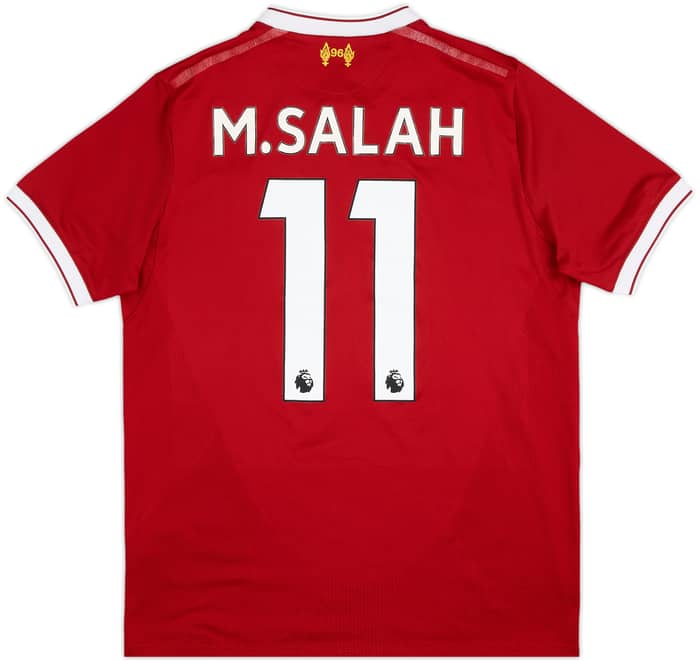 2017-18 Liverpool 125 Years Home Shirt M.Salah #11 - 6/10 - (XL.Boys)