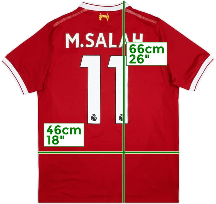 2017-18 Liverpool 125 Years Home Shirt M.Salah #11 - 6/10 - (XL.Boys)