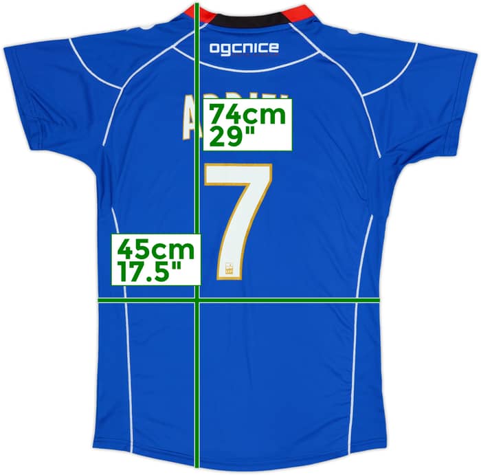 2012-13 Nice Third Shirt Abriel #7 - 7/10 - (XL)
