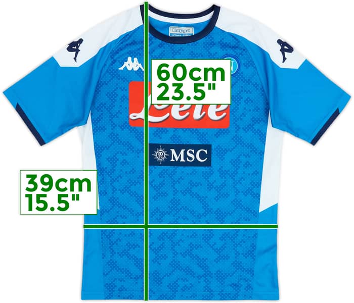 Camiseta básica de local del Napoli 2019-20 #9 - 7/10 - (Niños M.)