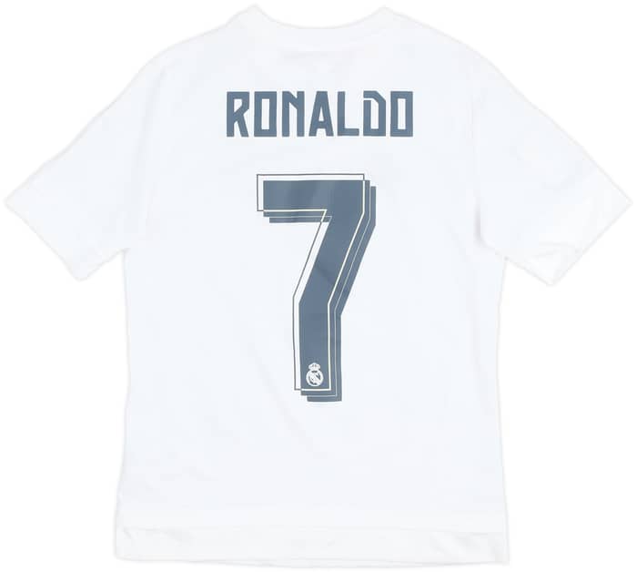 Camiseta de local del Real Madrid 2015-16 Ronaldo #7 - 6/10 - (L. Niños)