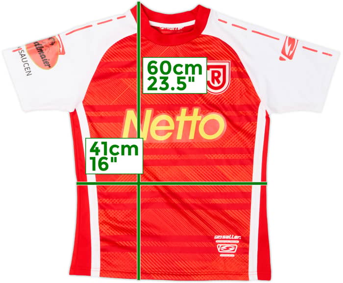 Camiseta de local de Jahn Regensburg 2015-17 - 8/10 - (XS)