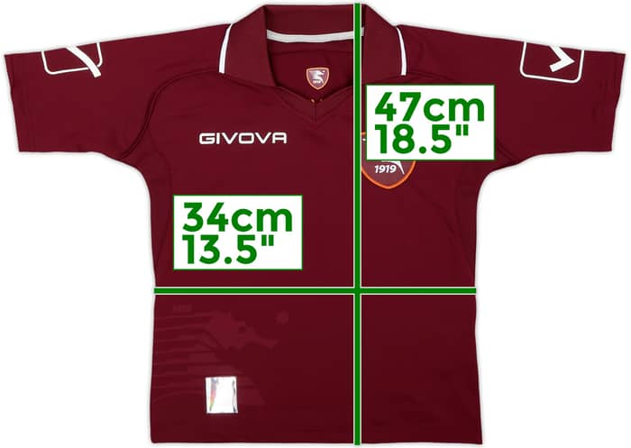 2010-11 Salernitana Home Shirt - 10/10 - (3-4 Years)