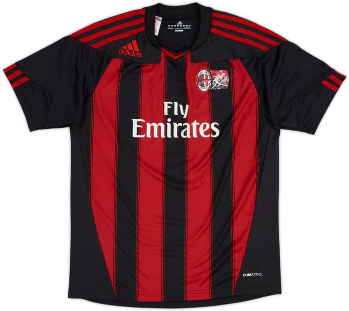 2011-12 AC Milan adidas Youth Camp Training Shirt - 5/10 - (XS)