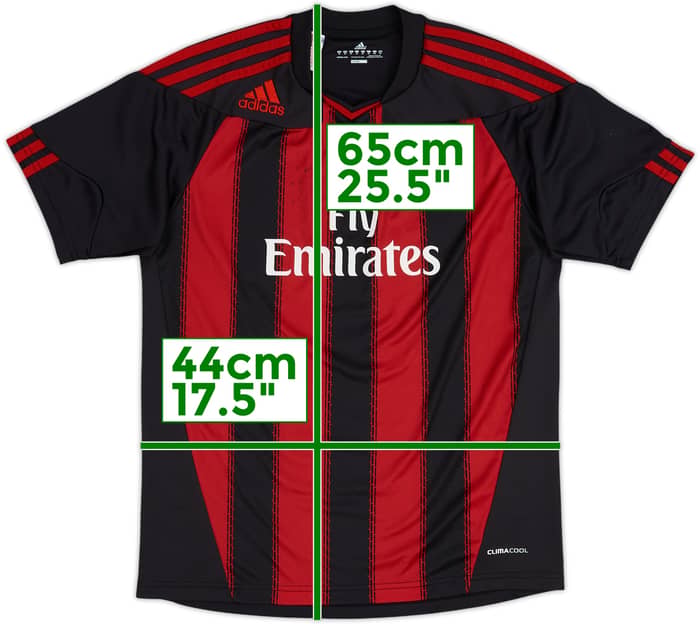2011-12 AC Milan adidas Youth Camp Training Shirt - 5/10 - (XS)