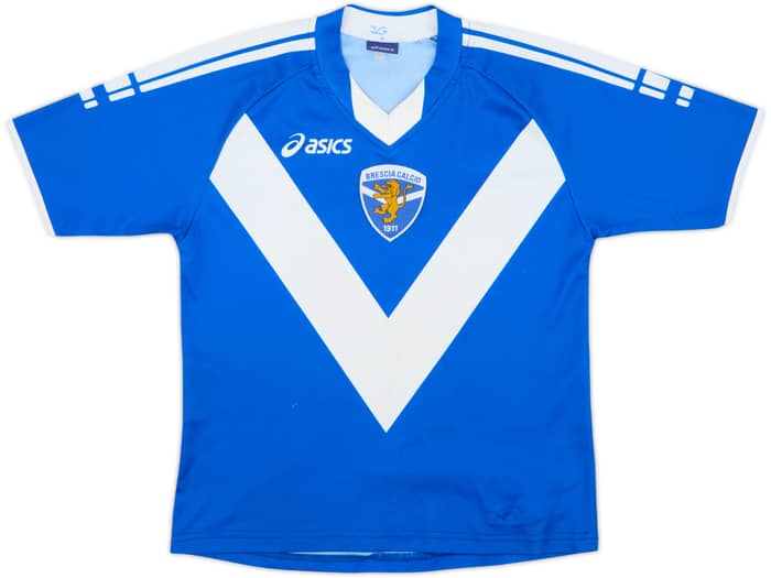2008-09 Brescia 'Signed' Basic Home Shirt - 8/10 - (S.Boys)
