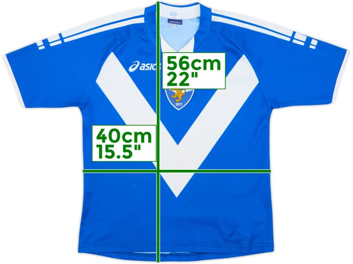 2008-09 Brescia 'Signed' Basic Home Shirt - 8/10 - (S.Boys)