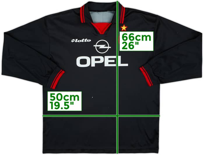 1997-98 AC Milan Basic Third Shirt - 8/10 - (XL.Boys)