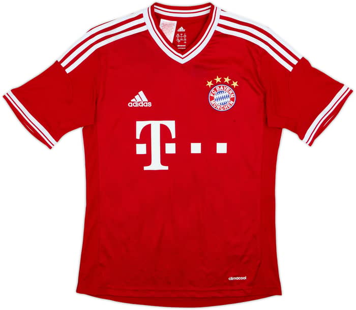 Camiseta de local firmada del Bayern Munich 2013-14 - 6/10 - (Niños L)