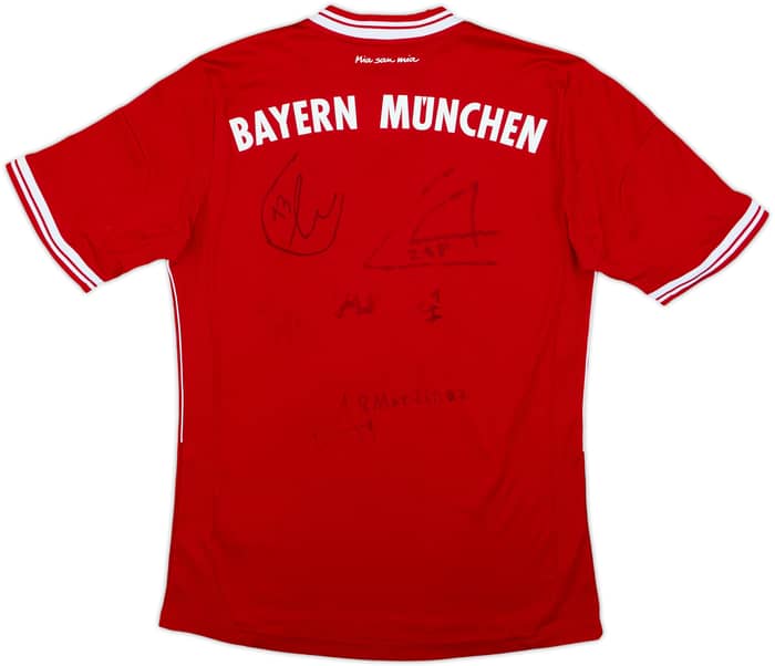 Camiseta de local firmada del Bayern Munich 2013-14 - 6/10 - (Niños L)
