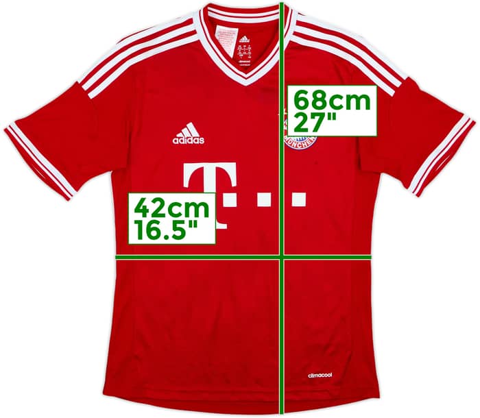 Camiseta de local firmada del Bayern Munich 2013-14 - 6/10 - (Niños L)