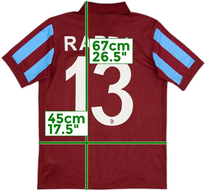 Camiseta de local del Trabzonspor 2014-15 Rabea #13 - 6/10 - (XL.Niños)