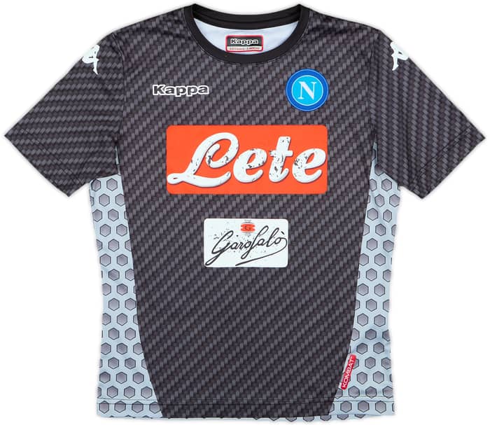 2017-18 Napoli Fourth Shirt - 5/10 - (S.Boys)