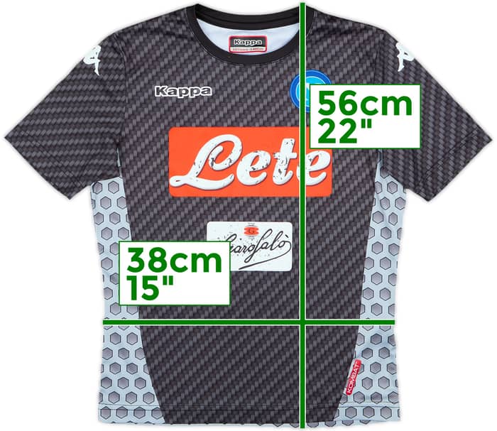 2017-18 Napoli Fourth Shirt - 5/10 - (S.Boys)