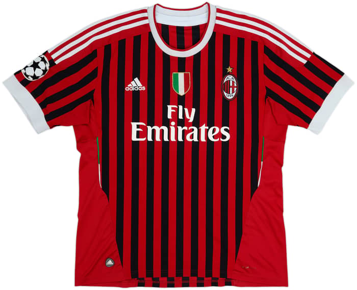 2011-12 AC Milan Home Shirt Nocerino #22 - 4/10 - (L)