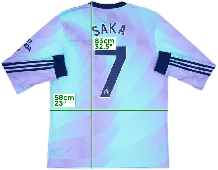 2024-25 Arsenal Third L/S Shirt Saka #7 - 10/10 - (XL)