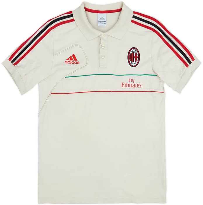 2012-13 AC Milan adidas Polo Shirt - 8/10 - (L)