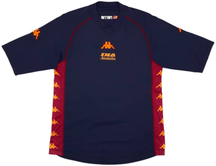 2001-02 Roma Kappa Training Shirt - 5/10 - (XL)