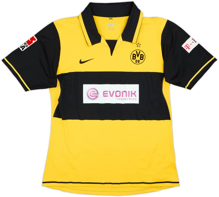 2007-08 Borussia Dortmund Player Issue Home Shirt #43 - 4/10 - (L)