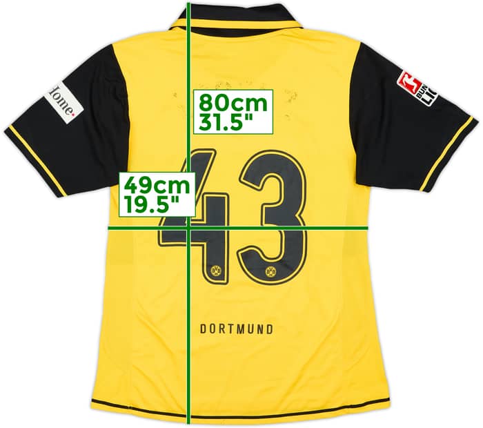 2007-08 Borussia Dortmund Player Issue Home Shirt #43 - 4/10 - (L)