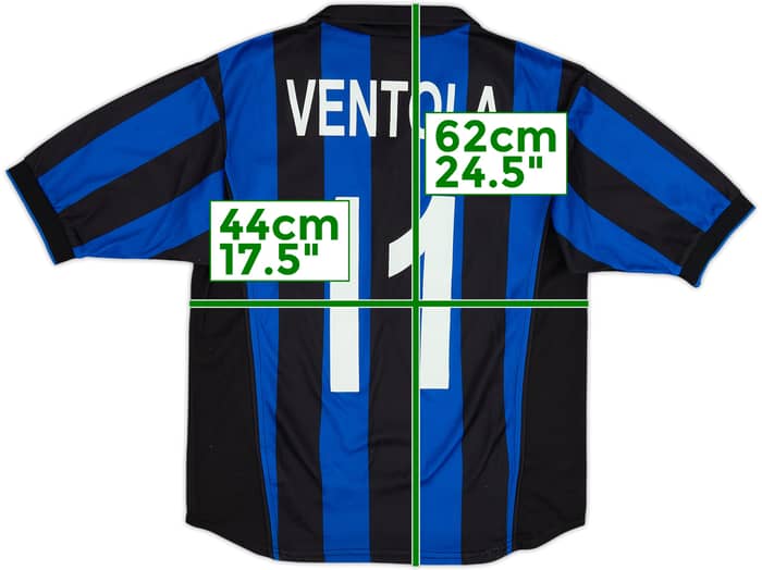 Camiseta de local del Inter Milan 1998-99 Ventola #11 - 7/10 - (L. Niños)