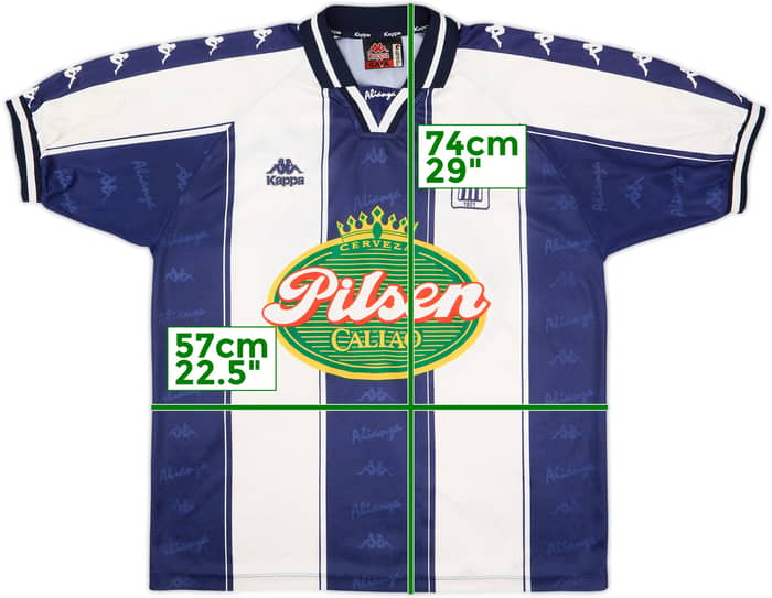 1997 Alianza Lima Home Shirt #9 - 5/10 - (L)