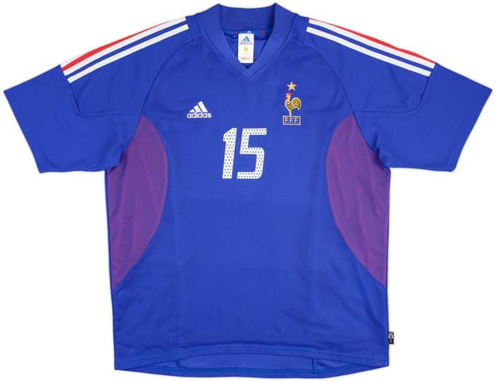 2002-04 France Home Shirt Thuram #15 - 6/10 - (XL)