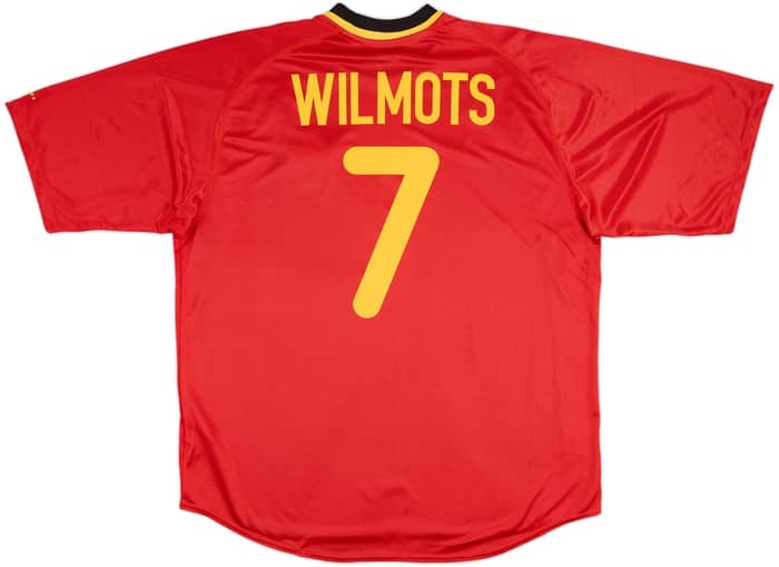 2000-02 Belgium Home Shirt Wilmots #7 - 9/10 - (XL)