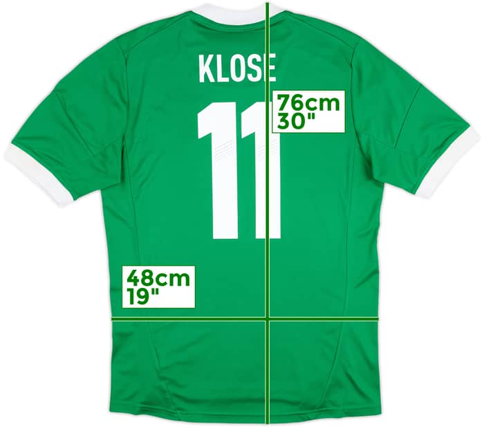 2012-13 Germany Away Shirt Klose #11 - 5/10 - (M)