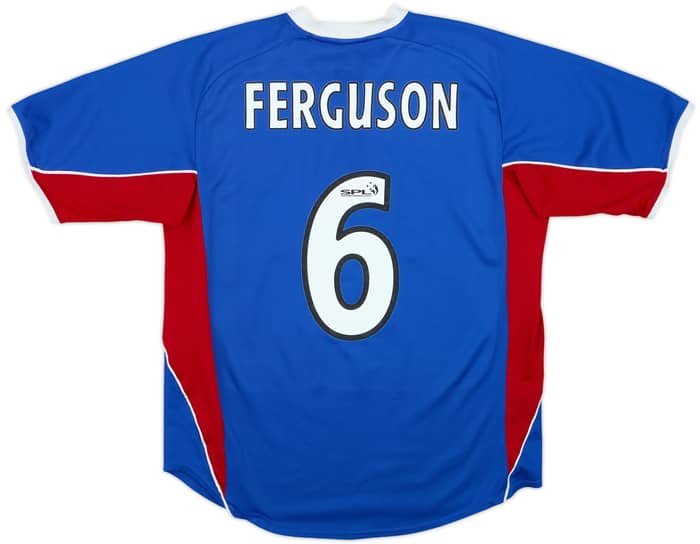 2001-02 Rangers Home Shirt Ferguson #6 - 5/10 - (M)