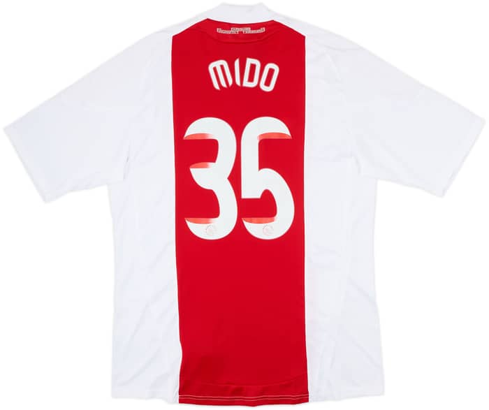 2010-11 Ajax Home Shirt Mido #35 - 9/10 - (L)
