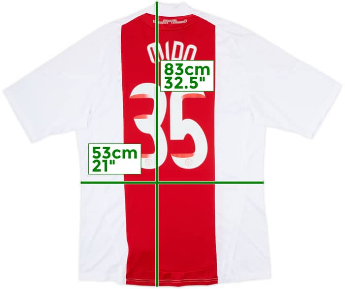 2010-11 Ajax Home Shirt Mido #35 - 9/10 - (L)