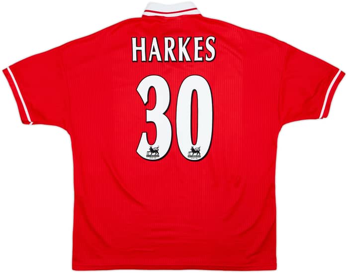 1998-00 Nottingham Forest Home Shirt Harkes #30 - 6/10 - (XXL)