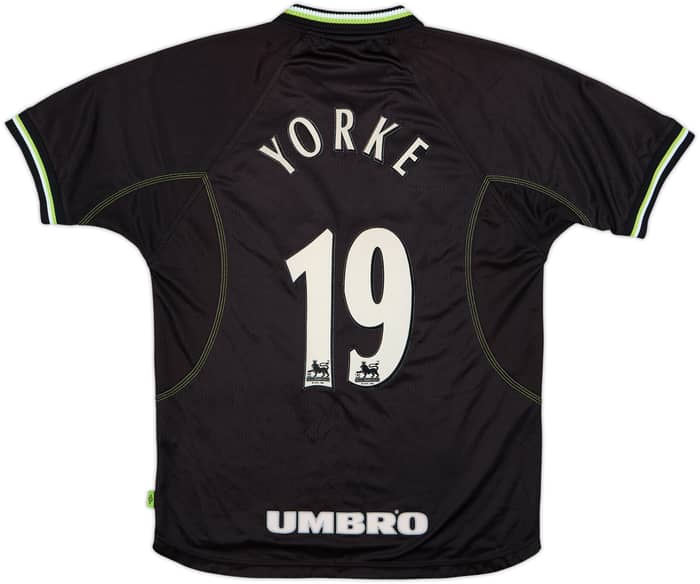 1998-99 Manchester United Third Shirt Yorke #19 - 8/10 - (M)