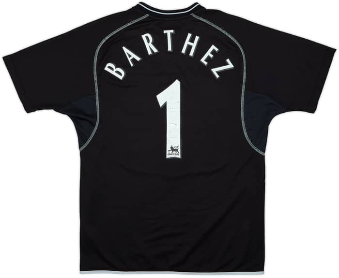 2000-02 Manchester United GK S/S Shirt Barthez #1 - 6/10 - (M)
