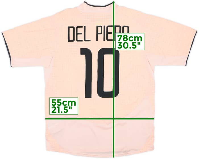 2003-04 Juventus Away Shirt Del Piero #10 - 8/10 - (L)
