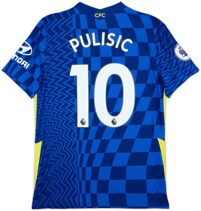 Camiseta auténtica de local del Chelsea 2021-22 Pulisic #10 - 6/10 - (M)