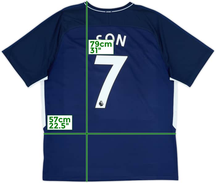 2017-18 Tottenham Away Shirt Son #7 - 6/10 - (XL)