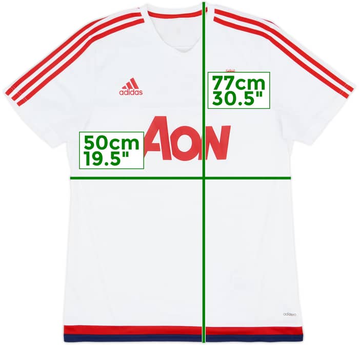 2015-16 Manchester United adizero Training Shirt - 6/10 - (L)