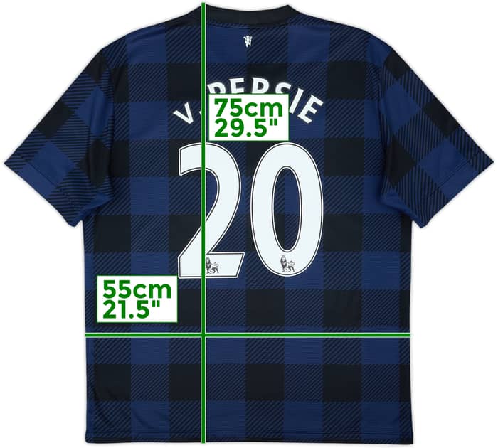 2013-14 Manchester United Away Shirt V.Persie #20 - 8/10 - (L)
