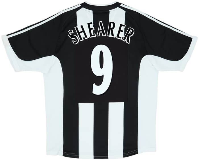 2001-03 Newcastle Home Shirt Shearer #9 - 6/10 - (L)