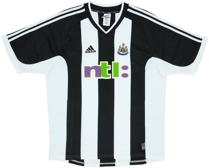 2001-03 Newcastle Home Shirt Shearer #9 - 6/10 - (L)