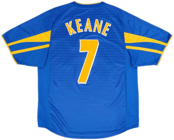 2001-03 Leeds United Away Shirt Keane #7 - 8/10 - (L)
