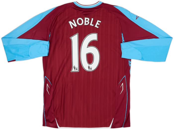 2007-08 West Ham Home L/S Shirt Noble #16 - 6/10 - (M)