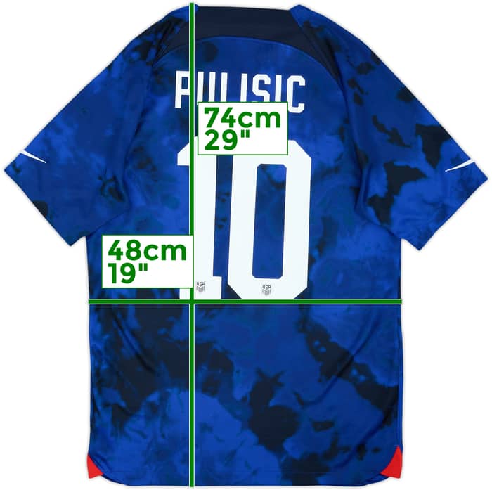 2022-23 USA Away Shirt Pulisic #10 - 9/10 - (S)