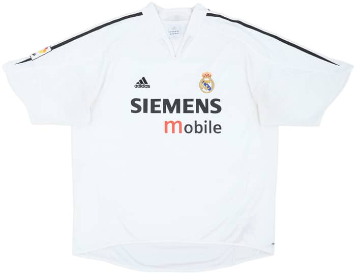 2004-05 Real Madrid Home Shirt Beckham #23 - 7/10 - (XXL)