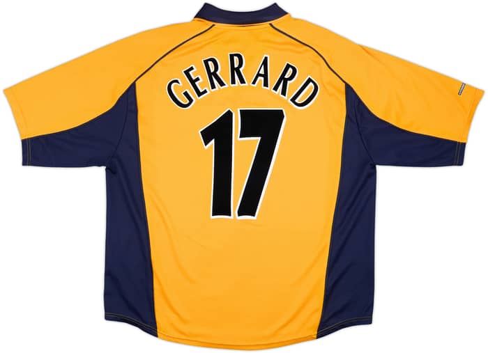 2000-02 Liverpool Away Shirt Gerrard #17 - 8/10 - (XXL)