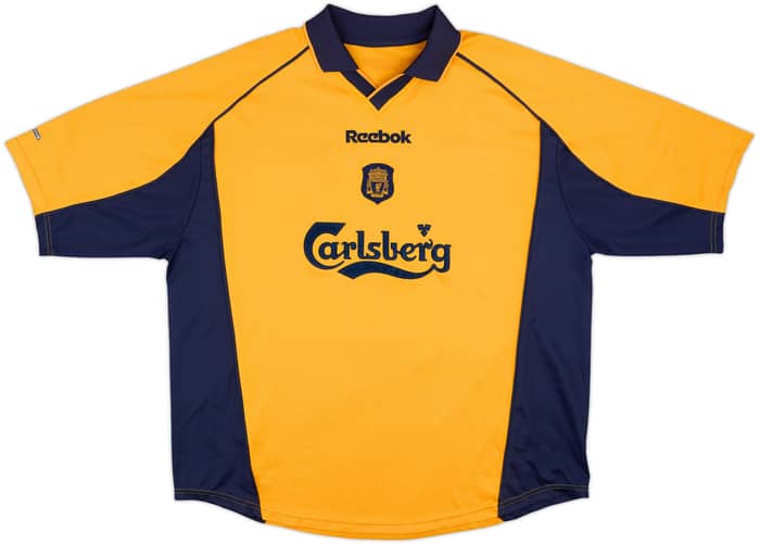 2000-02 Liverpool Away Shirt Gerrard #17 - 8/10 - (XXL)
