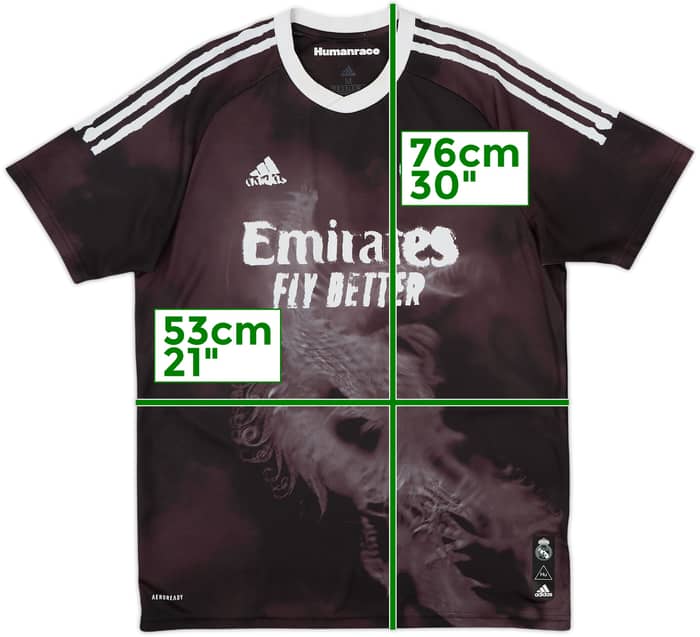 2020-21 Real Madrid Humanrace Shirt - 8/10 - (M)