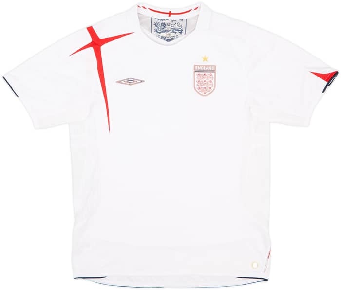 Camiseta de local de England 2005-07 - 3/10 - (L)